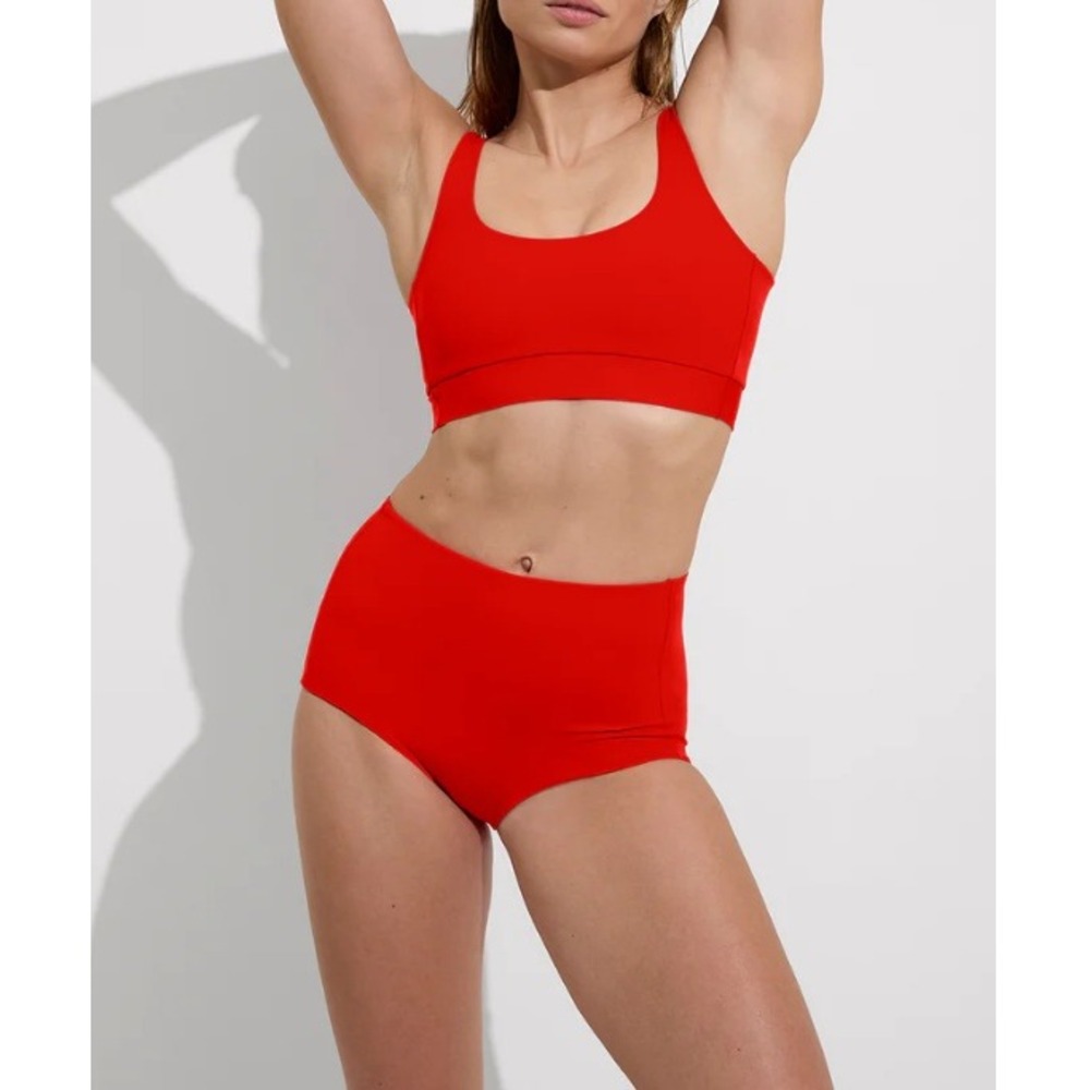 Left On Friday Women's Sweet Chili Heat Double Scoop Bikini Top Size XL